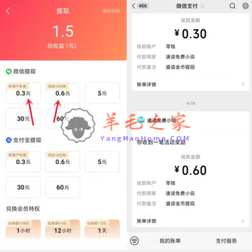 下载盛读APP看10分钟小说领0.9元微信红包 亲测秒推零钱